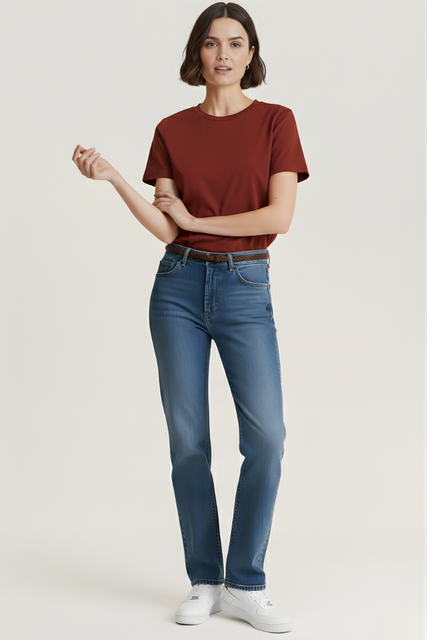 T-shirt de algodão com manga curta