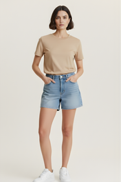 T-shirt de algodão com manga curta