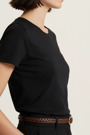 T-shirt de algodão com manga curta