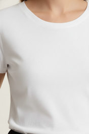 T-shirt de algodão com manga curta