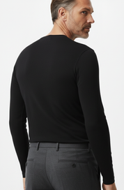 T-Shirt Manga longa slim