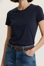 T-shirt de algodão com manga curta